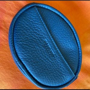 NWOT Cute Blue Leather coin purse